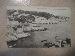 MARSEILLE Panorama De La Corniche Bouches-du-Rhone Postcard FRANCE - Endoume, Roucas, Corniche, Spiaggia