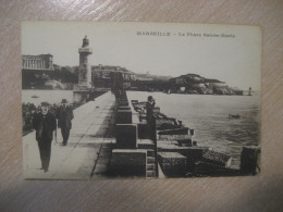 MARSEILLE Le Phare Sainte-Marie Lighthouse Bouches-du-Rhone Postcard FRANCE - Otros Monumentos