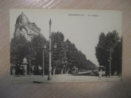 MARSEILLE Le Prado Tram Tramway Bouches-du-Rhone Postcard FRANCE - Castellane, Prado, Menpenti, Rouet