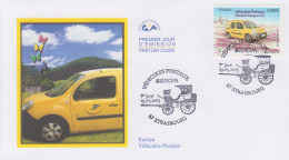 Enveloppe   FDC   1er  Jour   FRANCE    Véhicules  Postaux   EUROPA   2013 - 2010-2019