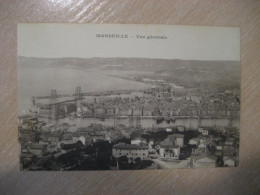 MARSEILLE Vue Generale Bouches-du-Rhone Postcard FRANCE - Non Classés