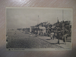 CAYEUX-SUR-MER La Promenade Des Planches Somme Postcard FRANCE - Cayeux Sur Mer