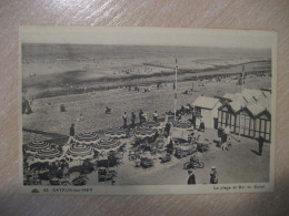 CAYEUX-SUR-MER La Plage Et Bar Du Soleil Beach Somme Postcard FRANCE - Cayeux Sur Mer