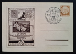 Private Ganzsache, 60 Jahre Briefmarkenkunde FRANKFURT Sonderstempel - Entiers Postaux Privés