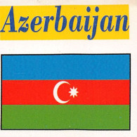 Flag Chromo -  Azerbaijan - 5 X 5 Cm - Andere & Zonder Classificatie