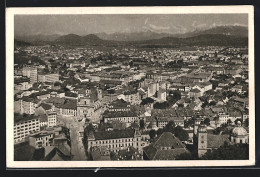 AK Ljubljana, Ortsansicht Aus Der Vogelschau, Panorama  - Slovenië