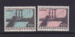 CZECHOSLOVAKIA  - 1962 Russian Revolution Set Never Hinged Mint - Unused Stamps