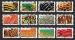 - FRANCE Adhésifs Oblitérés - Série Complète ANIMAUX EN COULEURS 2024 (12 Timbres) - - Used Stamps