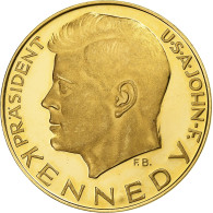 Allemagne, Médaille, John F. Kennedy, 1963, Or, SUP+ - Otros & Sin Clasificación