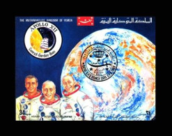 KR Jemen / Kingdom Of Yemen: 'Apollo-12 In Space – Lunar Landing., 1969', Mi. BL177B; Yv. BF144 Oo - Asia