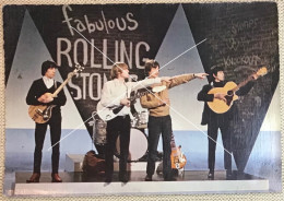 Rolling Stones  Photo Du Groupe Sur Scène CP Publicitaire Korès Vers 1960-1970 - Cantanti E Musicisti