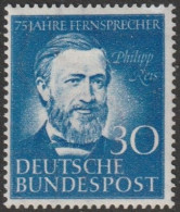 BRD: 1952, Mi. Nr. 161, 30 Pfg. 75 Jahre Telefon In Deutschland.   **/MNH - Ongebruikt