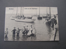 Borkum , Alte Karte  1901 - Leer