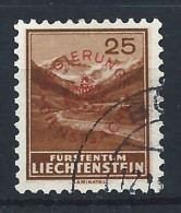 Liechtenstein Service N°16a (FU) 1935/36 - T.P De 1935 Avec Surcharge A - Service