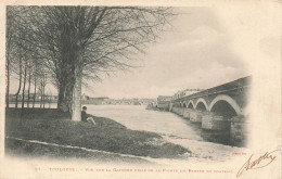 TOULOUSE : VUE SUR LA GARONNE PRISE DE LA POINTE DU RAMIER DU CHATEAU - Toulouse