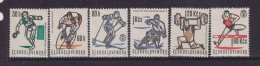 CZECHOSLOVAKIA  - 1963 Sports Events Set Never Hinged Mint - Unused Stamps