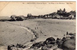 Tregastel La Plage Et Les Rochers - Trégastel