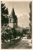 13727028 Gryon Eglise Et Les Dents Du Midi Gryon - Sonstige & Ohne Zuordnung