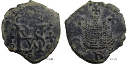 Espagne - Royaume - Philippe II - Blanc ND (c.1573-1581) B En Bas - TTB - Mon4221 - First Minting