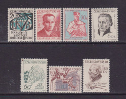 CZECHOSLOVAKIA  - 1963 Cultural Anniversaries Set Never Hinged Mint - Neufs