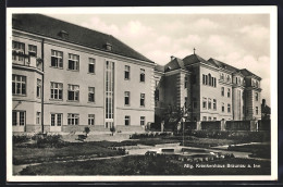 AK Braunau A. Inn, Allg. Krankenhaus Vom Garten Gesehen  - Autres & Non Classés