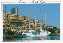 CPM - P - MONACO - MONTE CARLO - LE PORT ET L'AVENUE D'OSTENDE - VOILIER - Hafen