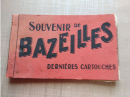 Carnet De 10 CPA   (08)   Souvenir De BAZEILLES  Dernières Cartouches  (Militaria) - Other & Unclassified