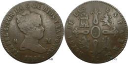 Espagne - Royaume - Isabelle II - 8 Maravedis 1848 Jubia - TB/VF30 - Mon5784 - Primeras Acuñaciones