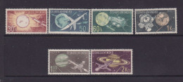 CZECHOSLOVAKIA  - 1963 Space Research Set Never Hinged Mint - Unused Stamps