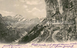 13724041 Schwende IR Berggasthaus Aescher Mit Altmann Appenzeller Alpen Schwende - Sonstige & Ohne Zuordnung