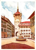 13723770 Baden  AG Stadttor Brunnen Leuzinger Kuenstlerkarte  - Other & Unclassified