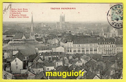 10 AUBE / TROYES / PANORAMA / 1908 - Troyes