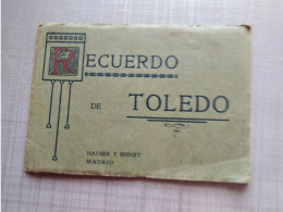 Carnet Dépliant De 12 Vues   Espagne ECUERDO De TOLEDO - Colecciones Y Lotes