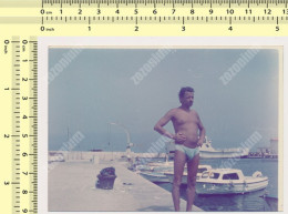 REAL PHOTO Shirtless Bulge Man On Beach Homme Nu Sur Plage Old  Photo SNAPSHOT - Anonymous Persons