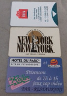 Cle D Hoyel  IBIS STRASBOURG  / NEW YORK  / FUTUROSCOPE - Hotelsleutels