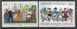 1987 NATIONS UNIES VIENNE 75-76** Folklore, Danses - Ungebraucht