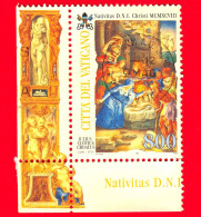 VATICANO - Usato - 1998 - Natale - Natività Di Iulius Clovius Croatus - 800 - Used Stamps