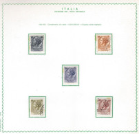 Italia 1956 Annata Completa Usata 22 Valori (vedi Descrizione!) - Annate Complete