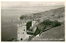 13718540 Lac Leman Genfersee GE Vignoble De Lavaux Et Tour De Marzans  - Andere & Zonder Classificatie