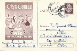 ROMANIA 1960 LOT WINNING IN THE ENVELOPE ARE PAID, POSTAL STATIONERY - Interi Postali