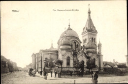 CPA Jelgava Mitau Lettland, Simeon-Annen-Kirche - Letonia
