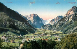 13718474 Linthal  GL Panorama Mit Selbsanft Toedi Und Kammerstock  - Other & Unclassified