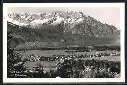 AK Oberalm Bei Salzburg, Ortsansicht Mit Untersberg  - Other & Unclassified