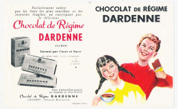 Buvard  22.4 X 13.9 Chocolat De Régime DARDENNE  Luchon Haute Garonne - Chocolade En Cacao