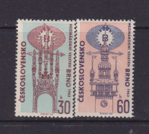 CZECHOSLOVAKIA  - 1963 Brno Fair Set Never Hinged Mint - Unused Stamps