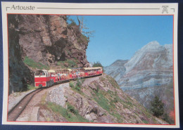 CPM CARTE POSTALE  LE TRAIN D ARTOUSTE ( PYRÉNÉES ATLANTIQUES 64  ) - Eisenbahnen