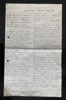 Tract Presse Clandestine Résistance Belge WWII WW2 Sur L'air: Cadet Roussel - Documenten