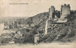 16 SAINT-GERMAIN DE CONFOLENS ET LES RUINES DU VIEUX CHATEAU - Andere & Zonder Classificatie