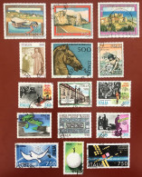 1988 - Italian Republic (15 Used Stamps) ITALY STAMPS - 1981-90: Usati