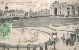 Belgique Bruxelles Exposition Universelle 1910 Les Jardins CPA - Weltausstellungen